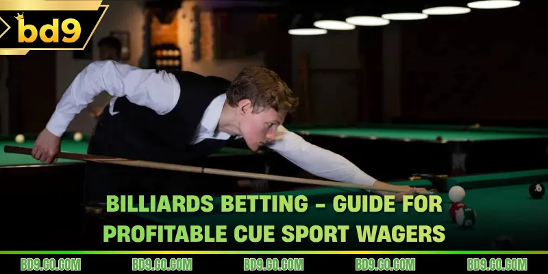 Billiards Betting - Guide For Profitable Cue Sport Wagers